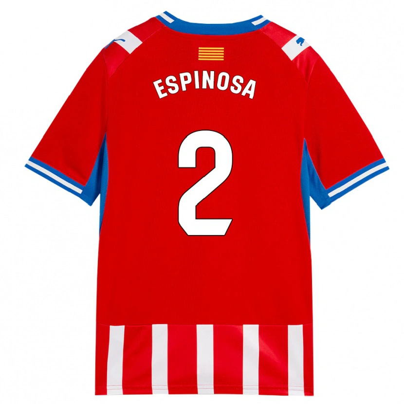 Danxen Herren Bernardo Espinosa #2 Rot Weiß Himmelblau Heimtrikot Trikot 2026/27 T-Shirt