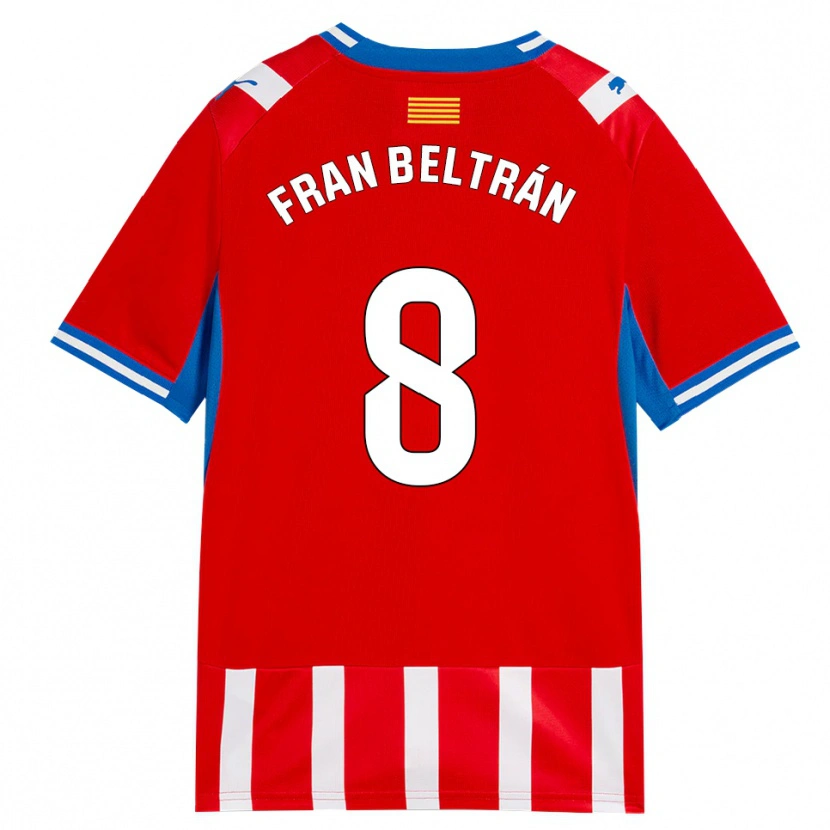 Danxen Herren Fran Beltrán #8 Rot Weiß Himmelblau Heimtrikot Trikot 2026/27 T-Shirt