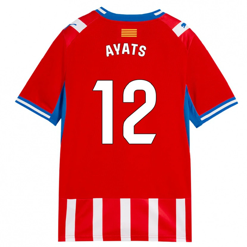 Danxen Herren Mònica Ayats #12 Rot Weiß Himmelblau Heimtrikot Trikot 2026/27 T-Shirt