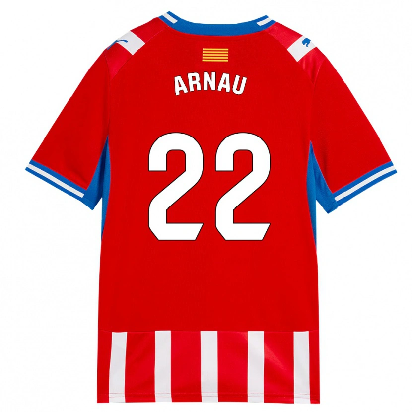 Danxen Herren Pol Arnau #22 Rot Weiß Himmelblau Heimtrikot Trikot 2026/27 T-Shirt
