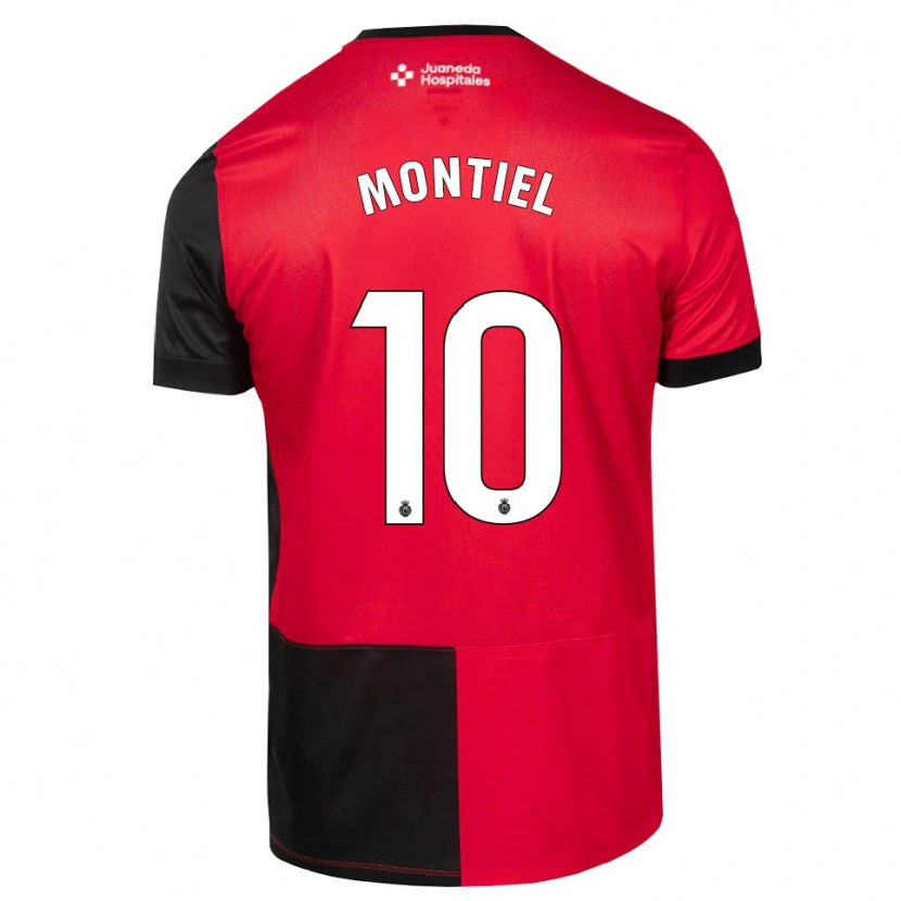 Danxen Herren Luis Montiel #10 Schwarz Rot Weiß Heimtrikot Trikot 2026/27 T-Shirt