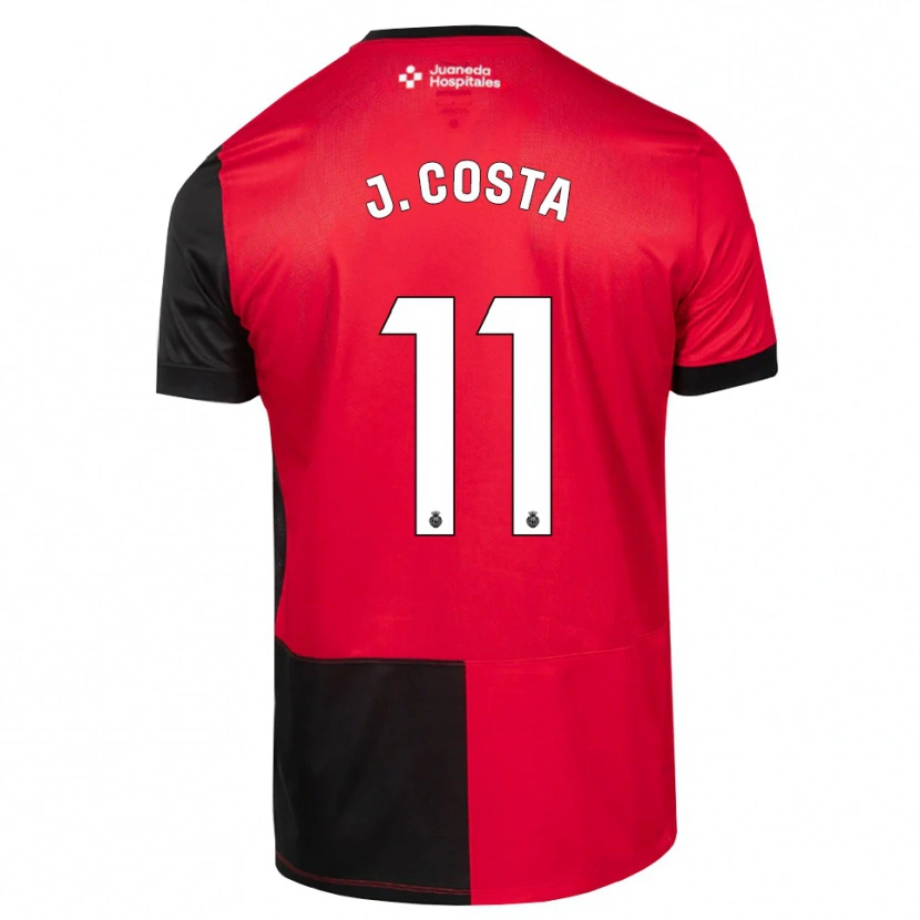 Danxen Herren Jaume Costa #11 Schwarz Rot Weiß Heimtrikot Trikot 2026/27 T-Shirt