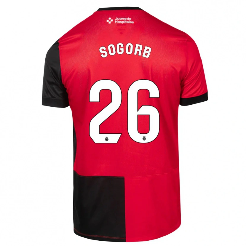 Danxen Herren Carles Sogorb #26 Schwarz Rot Weiß Heimtrikot Trikot 2026/27 T-Shirt