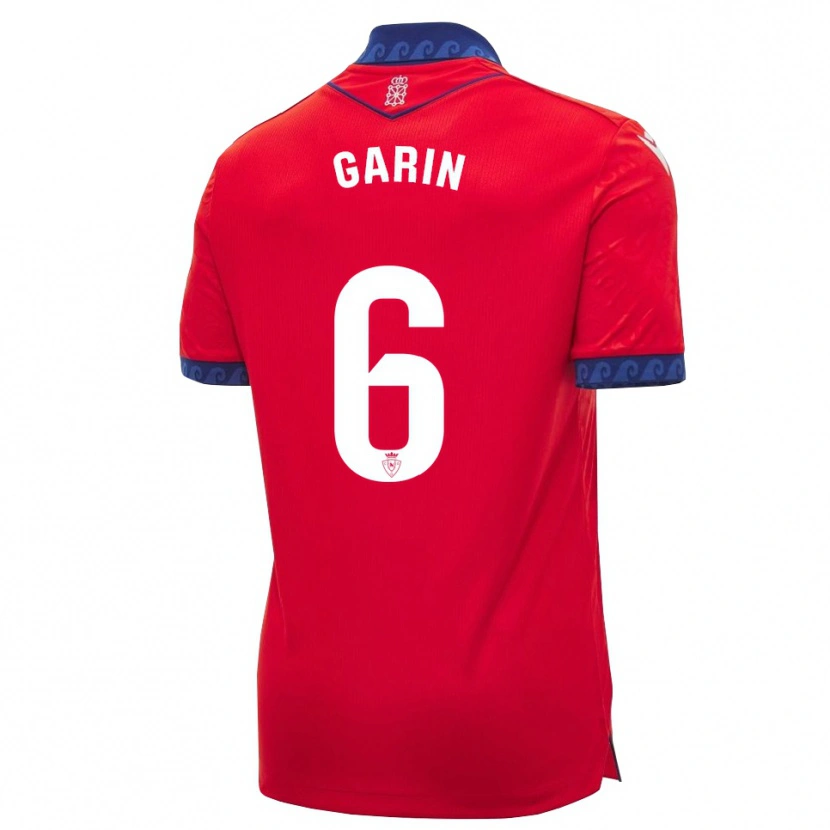 Danxen Herren Xabi Garin #6 Rot Marineblau Weiß Heimtrikot Trikot 2026/27 T-Shirt