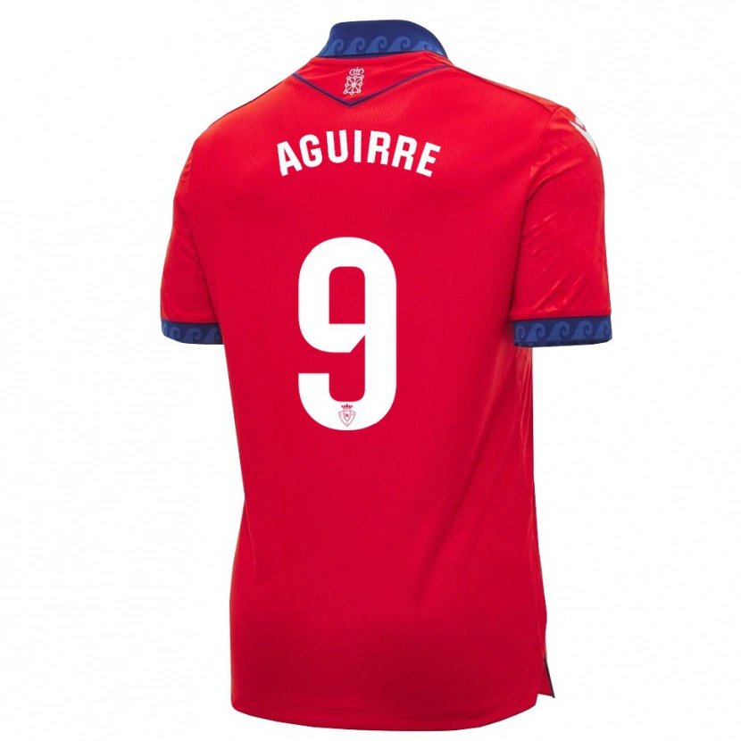 Danxen Herren Jorge Aguirre #9 Rot Marineblau Weiß Heimtrikot Trikot 2026/27 T-Shirt