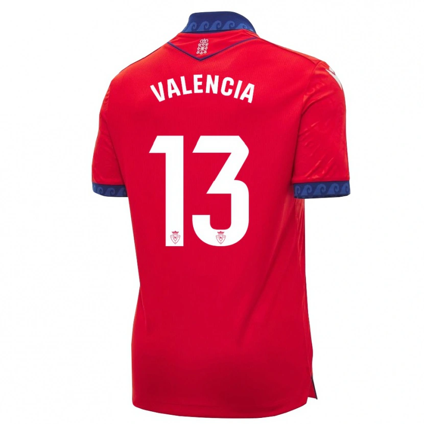 Danxen Herren Pablo Valencia #13 Rot Marineblau Weiß Heimtrikot Trikot 2026/27 T-Shirt
