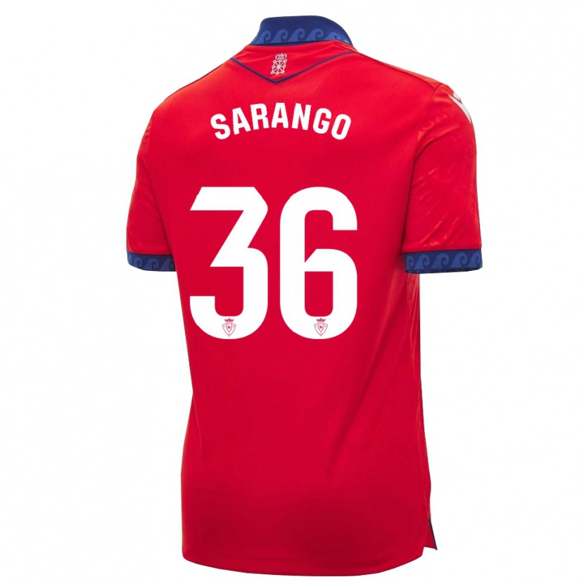 Danxen Herren Kepa Sarango #36 Rot Marineblau Weiß Heimtrikot Trikot 2026/27 T-Shirt