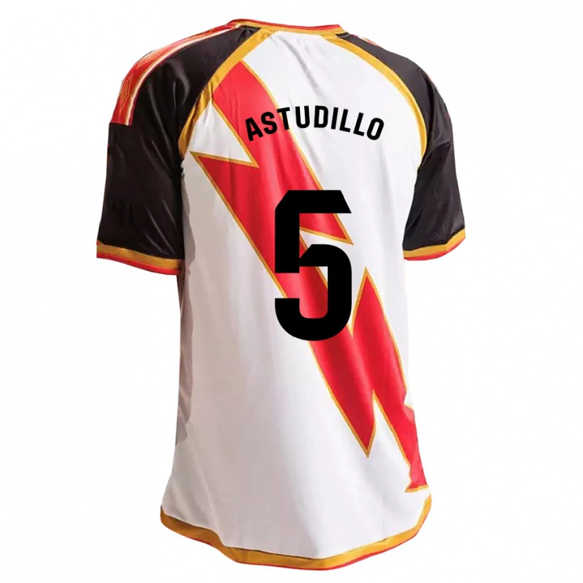Danxen Herren Maikerlin Astudillo #5 Schwarz Rot Weiß Gold Heimtrikot Trikot 2026/27 T-Shirt