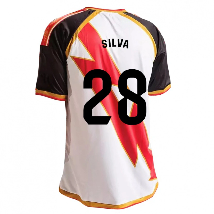 Danxen Herren Santiago Silva #28 Schwarz Rot Weiß Gold Heimtrikot Trikot 2026/27 T-Shirt