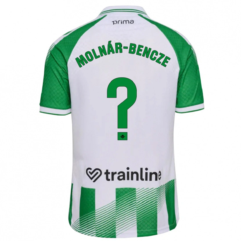 Danxen Herren Zsombor Molnár-Bencze #0 Hellgrün Schwarz Weiß Heimtrikot Trikot 2026/27 T-Shirt