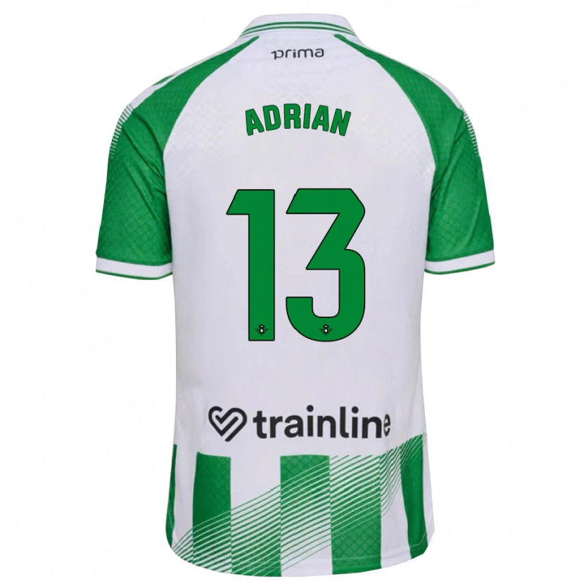 Danxen Herren Adrian #13 Hellgrün Schwarz Weiß Heimtrikot Trikot 2026/27 T-Shirt