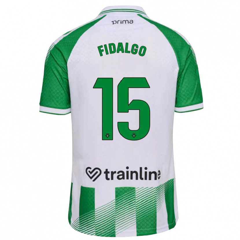 Danxen Herren Álvaro Fidalgo #15 Hellgrün Schwarz Weiß Heimtrikot Trikot 2026/27 T-Shirt