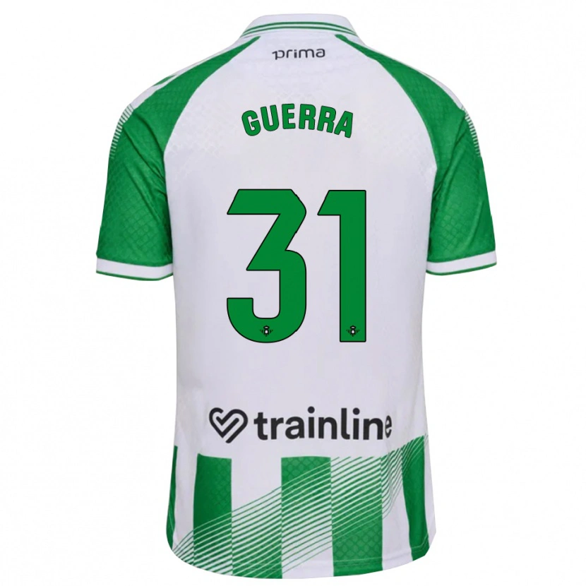Danxen Herren Ana Guerra Morcillo #31 Hellgrün Schwarz Weiß Heimtrikot Trikot 2026/27 T-Shirt