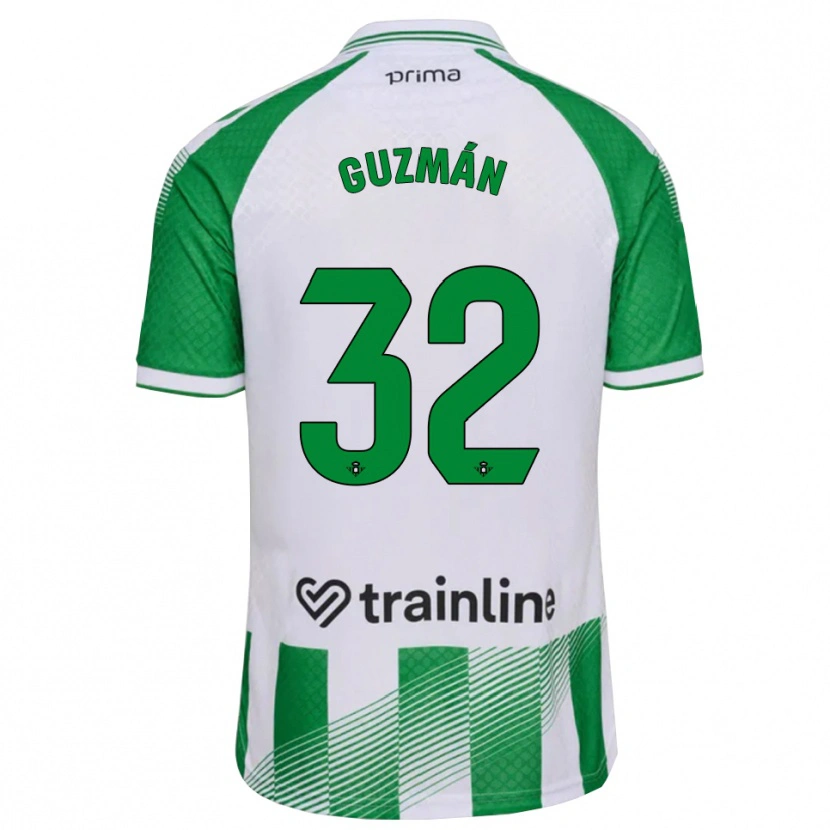Danxen Herren Rafael Guzmán #32 Hellgrün Schwarz Weiß Heimtrikot Trikot 2026/27 T-Shirt