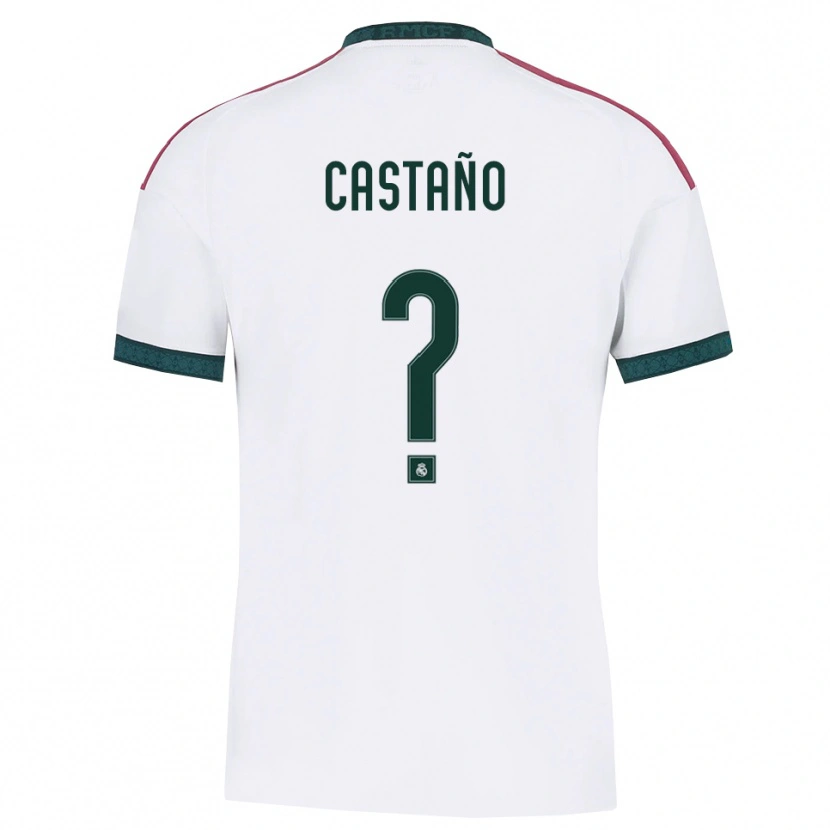 Danxen Herren Alejandro Castaño #0 Dunkelgrün Weiß Rot Heimtrikot Trikot 2026/27 T-Shirt
