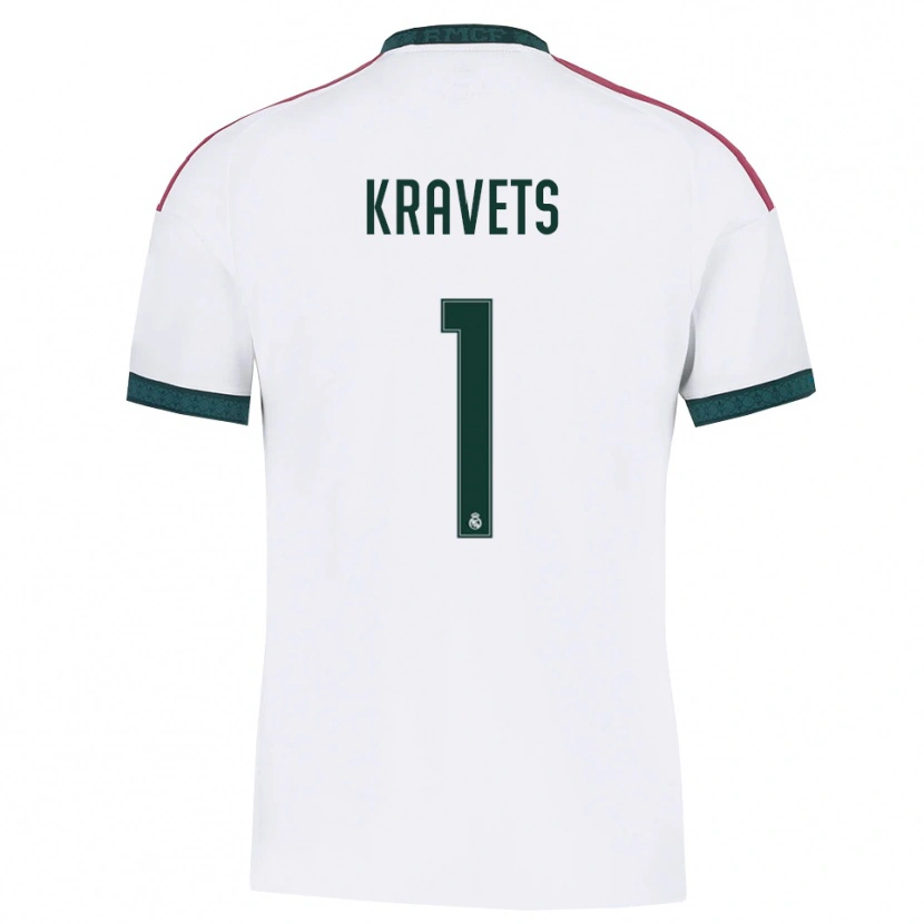Danxen Herren David Kravets #1 Dunkelgrün Weiß Rot Heimtrikot Trikot 2026/27 T-Shirt