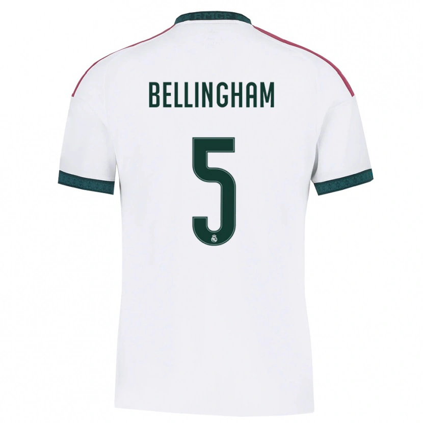 Danxen Herren Jude Bellingham #5 Dunkelgrün Weiß Rot Heimtrikot Trikot 2026/27 T-Shirt