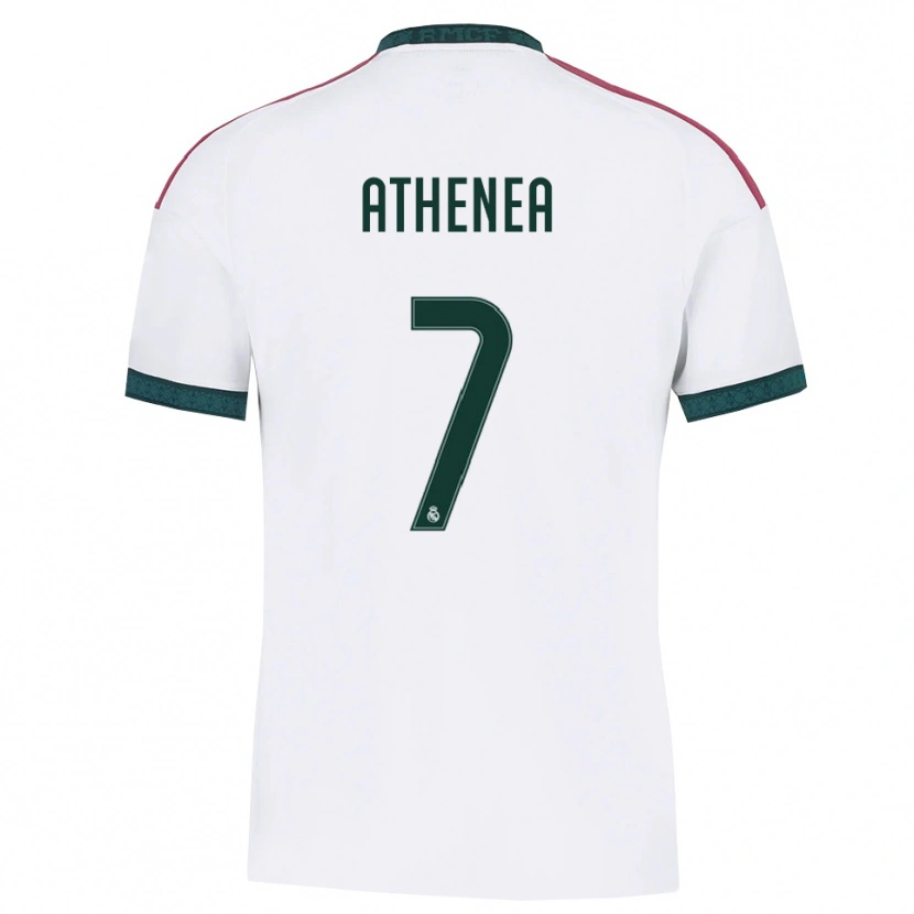 Danxen Herren Athenea Del Castillo #7 Dunkelgrün Weiß Rot Heimtrikot Trikot 2026/27 T-Shirt