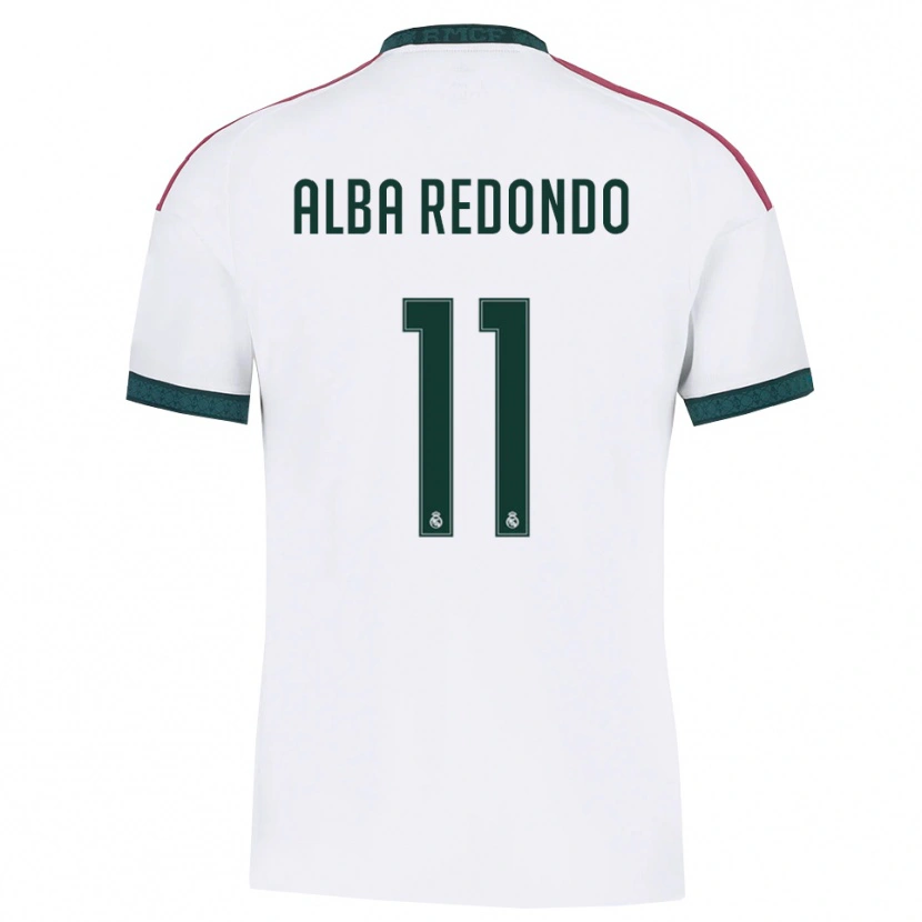 Danxen Herren Alba Redondo #11 Dunkelgrün Weiß Rot Heimtrikot Trikot 2026/27 T-Shirt