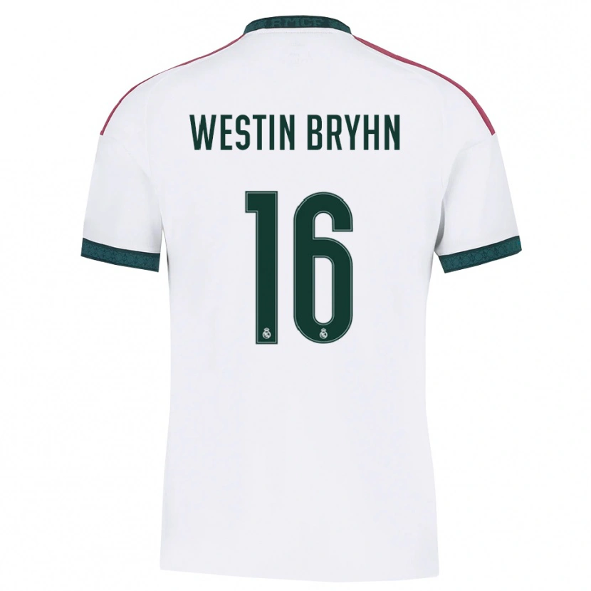 Danxen Herren Leon Westin Bryhn #16 Dunkelgrün Weiß Rot Heimtrikot Trikot 2026/27 T-Shirt
