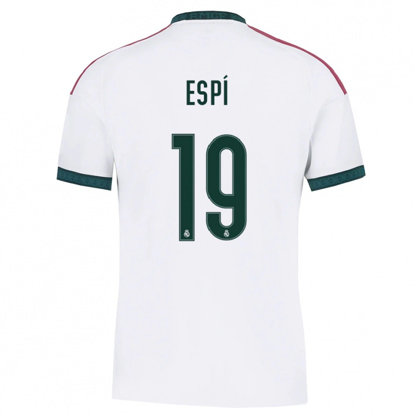 Danxen Herren Carlos Espí #19 Dunkelgrün Weiß Rot Heimtrikot Trikot 2026/27 T-Shirt
