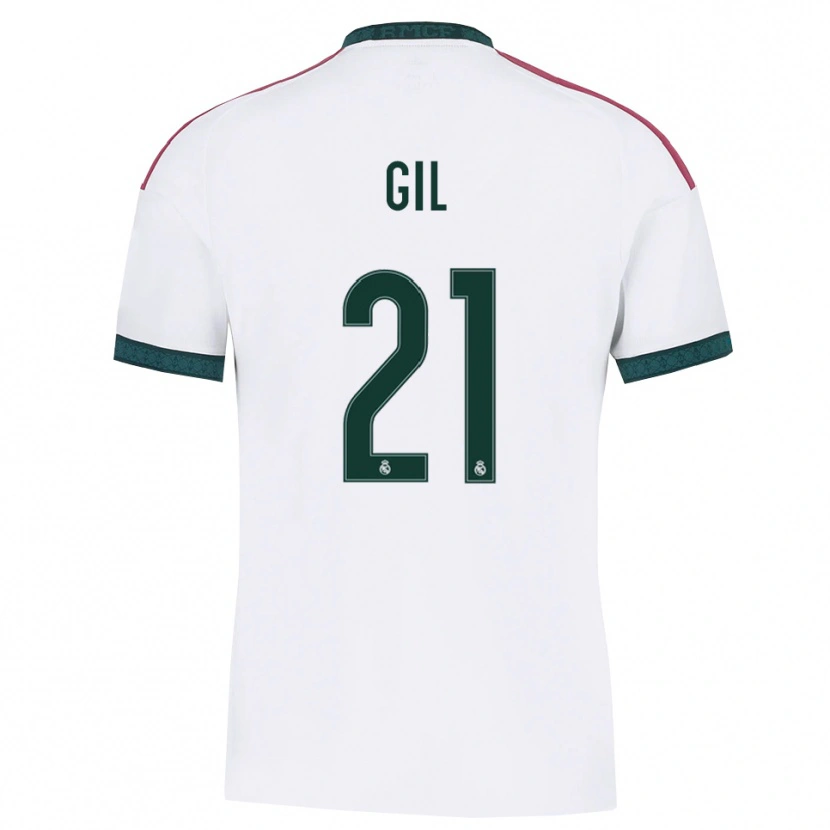 Danxen Herren Iker Gil #21 Dunkelgrün Weiß Rot Heimtrikot Trikot 2026/27 T-Shirt