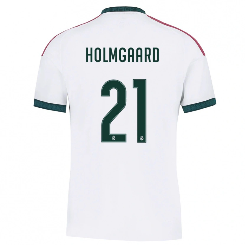 Danxen Herren Sara Rosted Holmgaard #21 Dunkelgrün Weiß Rot Heimtrikot Trikot 2026/27 T-Shirt