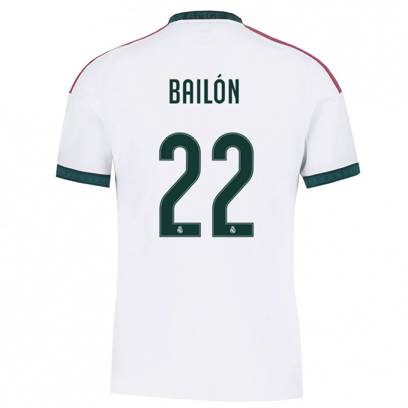 Danxen Herren Javi Bailón #22 Dunkelgrün Weiß Rot Heimtrikot Trikot 2026/27 T-Shirt