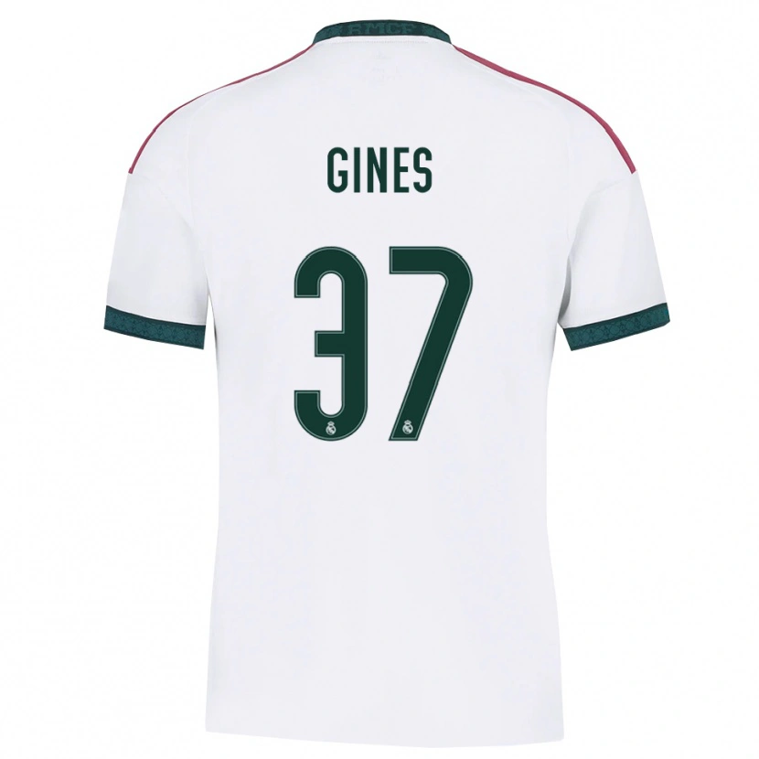 Danxen Herren Álvaro Ginés #37 Dunkelgrün Weiß Rot Heimtrikot Trikot 2026/27 T-Shirt