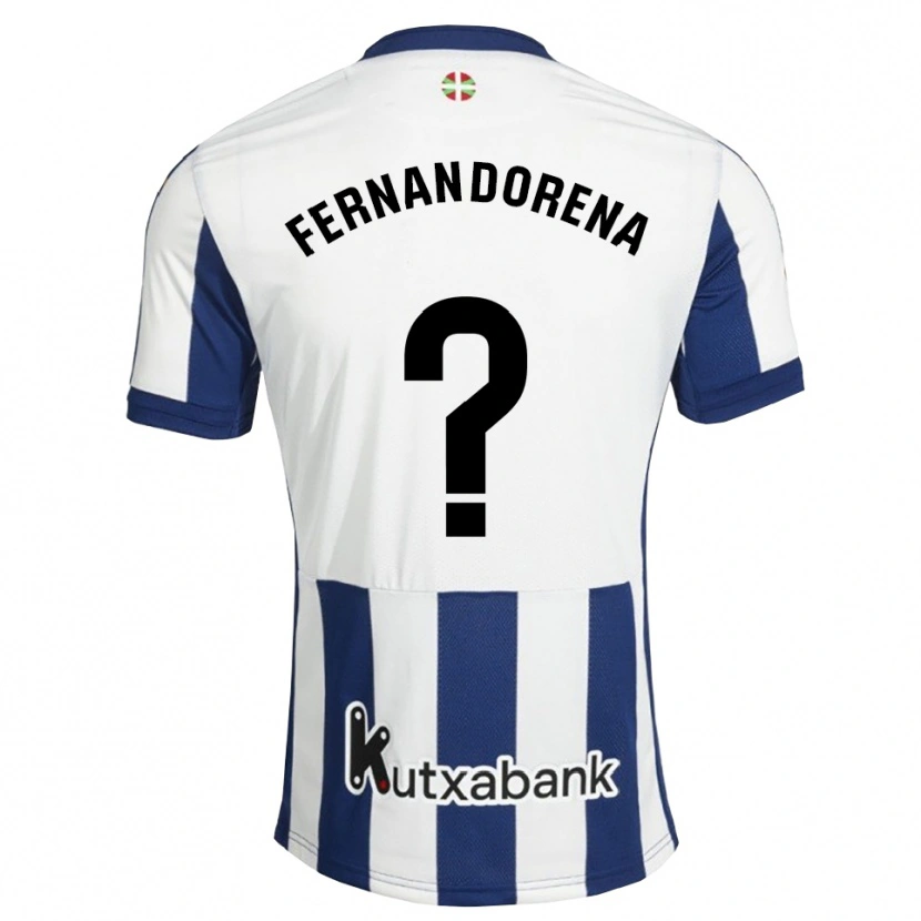 Danxen Herren Alex Fernandorena #0 Marineweiß Goldrute Heimtrikot Trikot 2026/27 T-Shirt