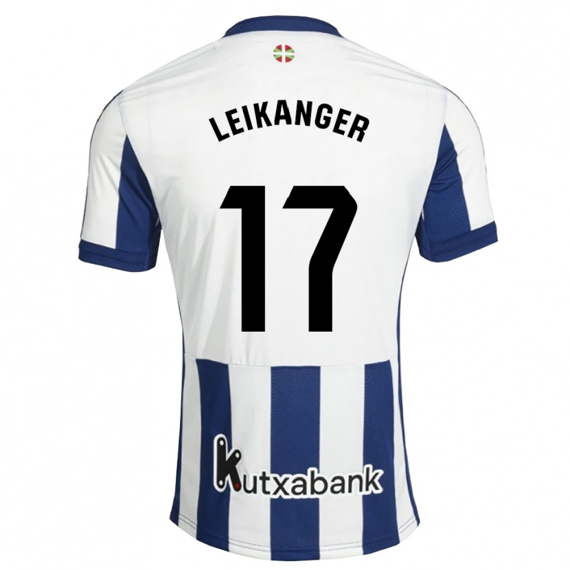 Danxen Herren Thomas Leikanger #17 Marineweiß Goldrute Heimtrikot Trikot 2026/27 T-Shirt