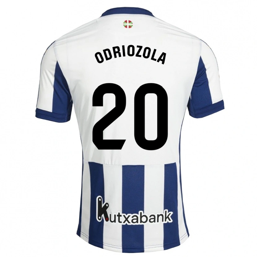Danxen Herren Álvaro Odriozola #20 Marineweiß Goldrute Heimtrikot Trikot 2026/27 T-Shirt