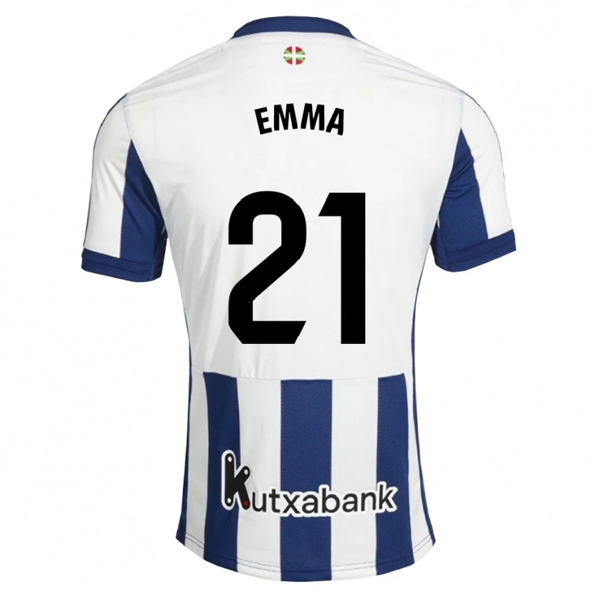 Danxen Herren Emma Ramírez #21 Marineweiß Goldrute Heimtrikot Trikot 2026/27 T-Shirt