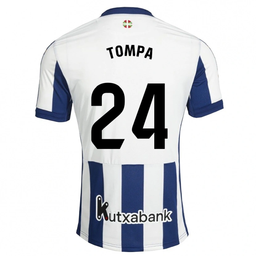 Danxen Herren Ákos Tompa #24 Marineweiß Goldrute Heimtrikot Trikot 2026/27 T-Shirt
