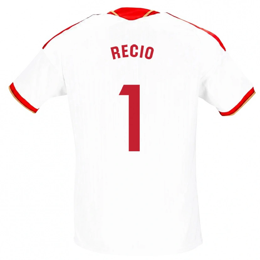 Danxen Herren Sergio Recio #1 Weiß Rot Heimtrikot Trikot 2026/27 T-Shirt