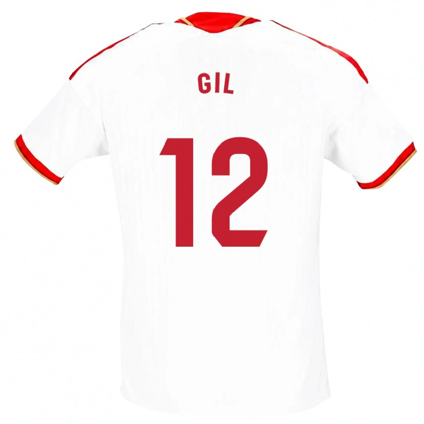 Danxen Herren Dani Gil #12 Weiß Rot Heimtrikot Trikot 2026/27 T-Shirt