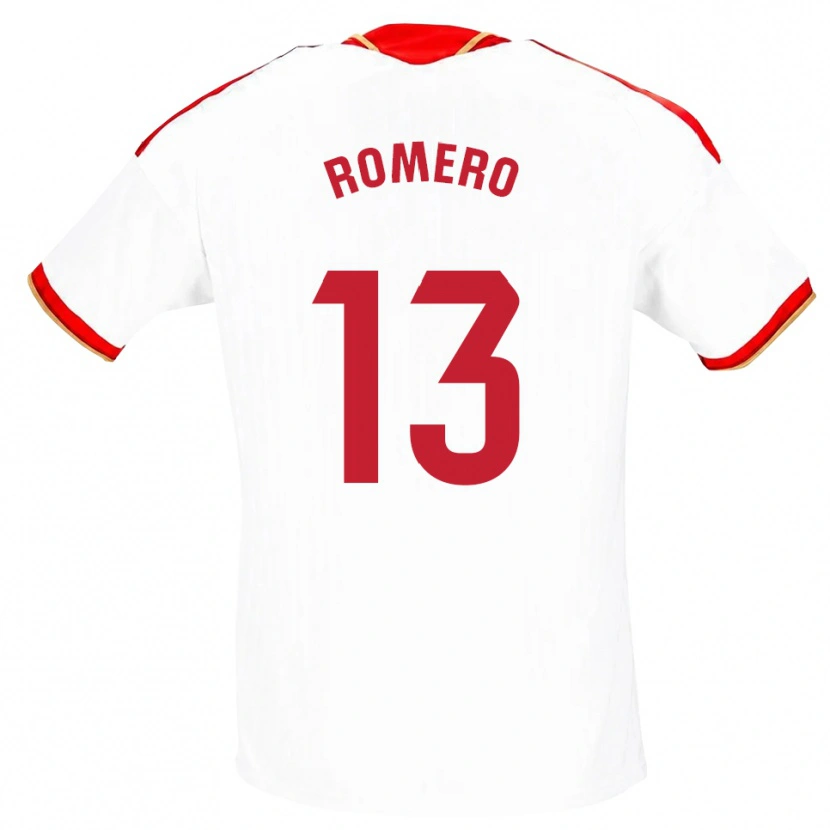 Danxen Herren Rafael Romero #13 Weiß Rot Heimtrikot Trikot 2026/27 T-Shirt