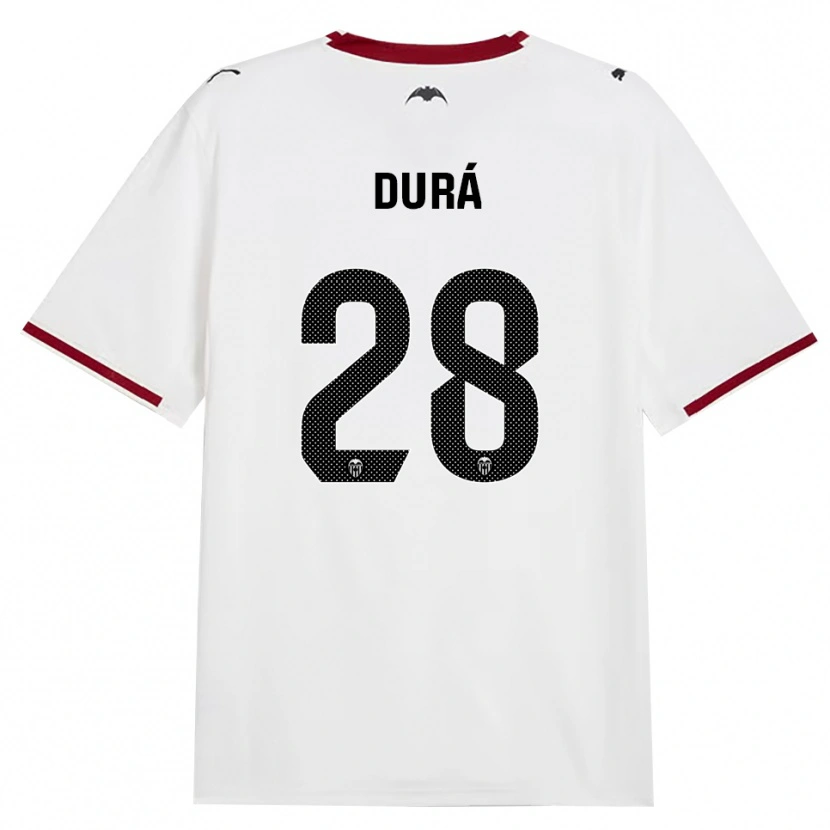 Danxen Herren Jaume Durá #28 Schwarz Weiß Rot Gelb Heimtrikot Trikot 2026/27 T-Shirt