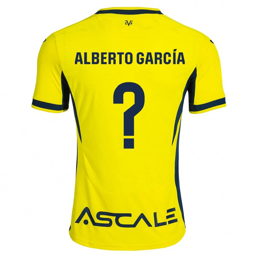 Danxen Herren Alberto García #0 Gelb Schwarz Rot Heimtrikot Trikot 2026/27 T-Shirt