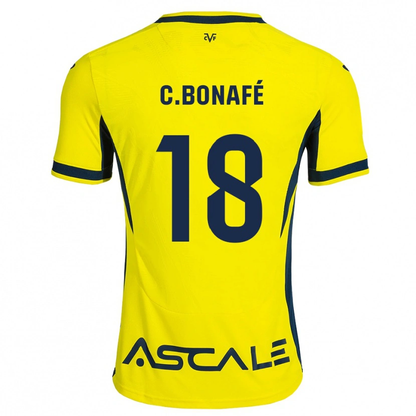Danxen Herren César Bonafé #18 Gelb Schwarz Rot Heimtrikot Trikot 2026/27 T-Shirt