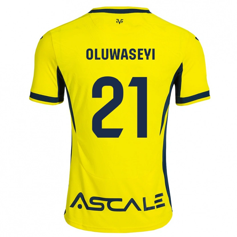 Danxen Herren Tani Oluwaseyi #21 Gelb Schwarz Rot Heimtrikot Trikot 2026/27 T-Shirt