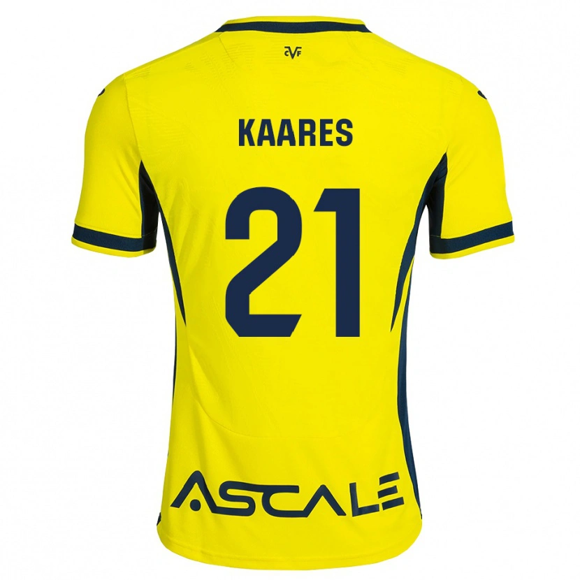 Danxen Herren Andero Kaares #21 Gelb Schwarz Rot Heimtrikot Trikot 2026/27 T-Shirt