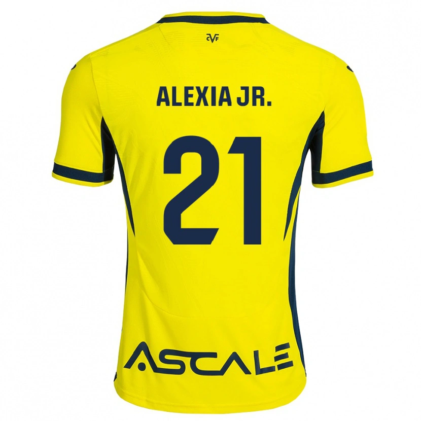 Danxen Herren Alexia Blanco Llacuno #21 Gelb Schwarz Rot Heimtrikot Trikot 2026/27 T-Shirt