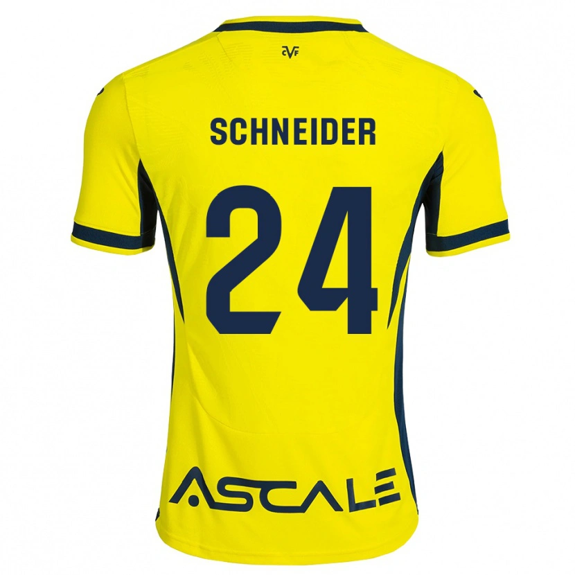 Danxen Herren Ben Schneider #24 Gelb Schwarz Rot Heimtrikot Trikot 2026/27 T-Shirt