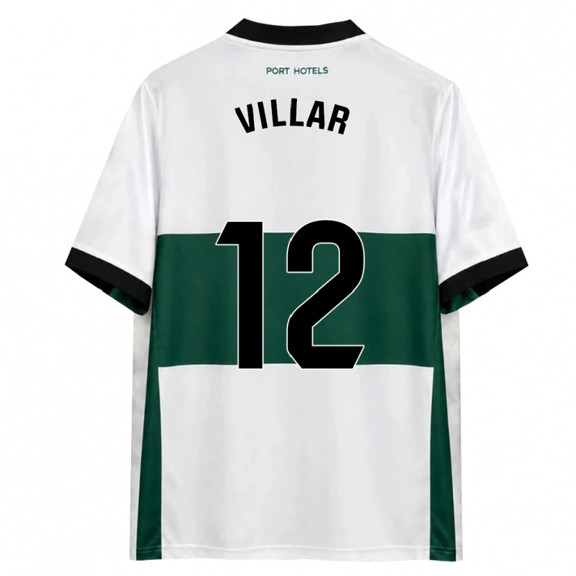 Danxen Herren Gonzalo Villar #12 Grün Weiß Rot Heimtrikot Trikot 2026/27 T-Shirt