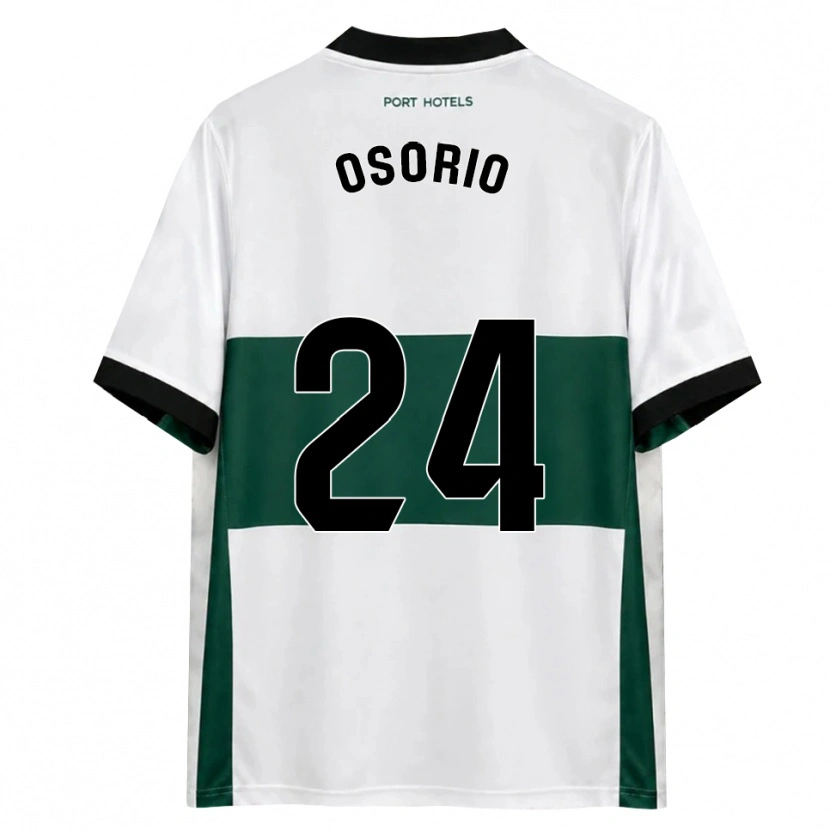 Danxen Herren Abiel Osorio #24 Grün Weiß Rot Heimtrikot Trikot 2026/27 T-Shirt