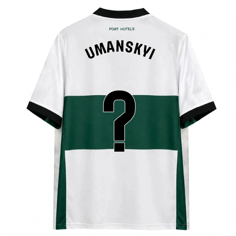 Danxen Herren Volodymyr Umanskyi #0 Grün Weiß Rot Heimtrikot Trikot 2026/27 T-Shirt