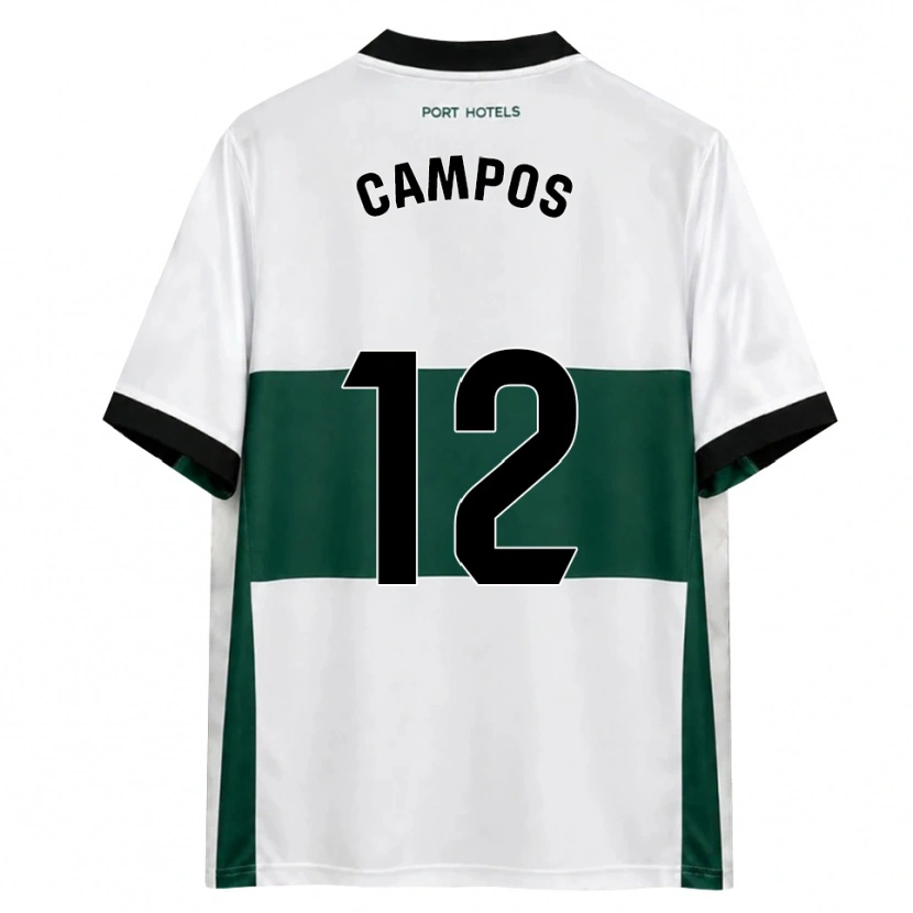Danxen Herren Álex Campos #12 Grün Weiß Rot Heimtrikot Trikot 2026/27 T-Shirt