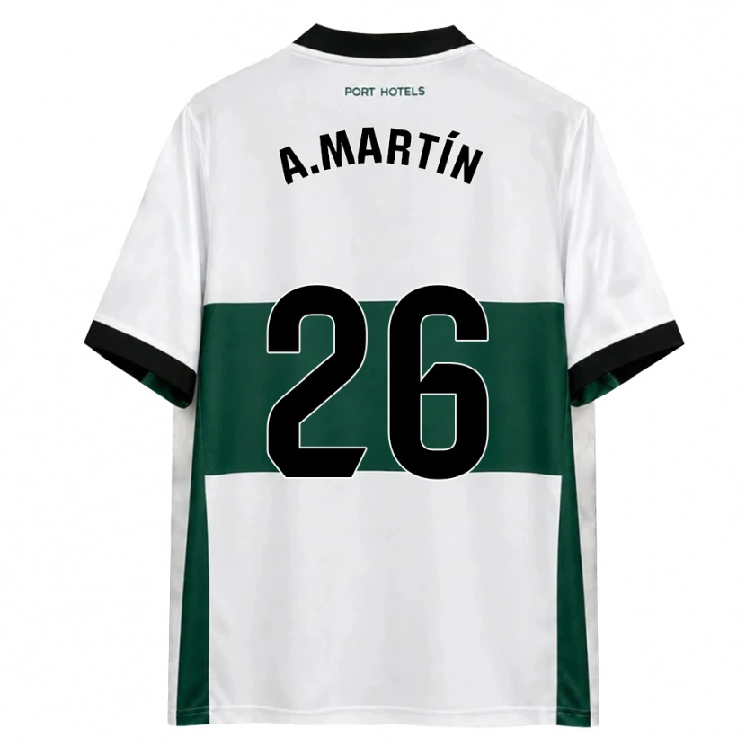 Danxen Herren Alejandro Martín #26 Grün Weiß Rot Heimtrikot Trikot 2026/27 T-Shirt