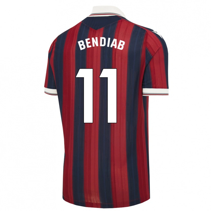Danxen Herren Zadig Bendiab #11 Mitternachtsblau Rot Heimtrikot Trikot 2026/27 T-Shirt